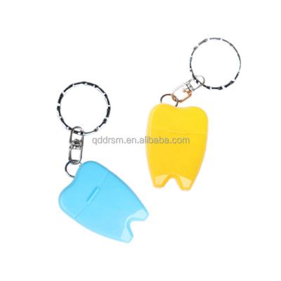 China Oral Care/Teeth Whitening Flossing Flossing Oral Clean Keychain Portable Key Floss Teeth Gum Care Tool Mint Floss Teeth 15m for sale