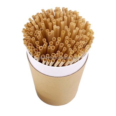 China Disposable Biodegradable Straws from Hay Straw Natural Compostable Wheat Hay for sale