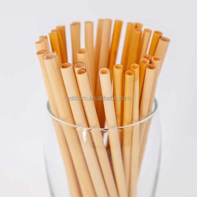 China Eco-Friendly 100% Compostable Disposable Drinking Straws Special Packing Natural Tubular Straw for sale