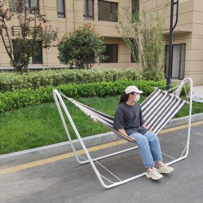 China Modern hot selling metal yoga hammock stand outdoor hammock stand aerial stand for hammock for sale