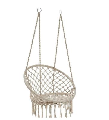 China Modern Macrame Swing Chair Hammock Chair Macrame Swing Macrame Swing Chair On Hot Sale for sale