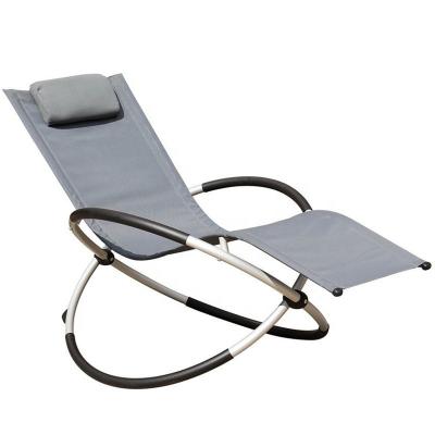 China Modern Outdoor Portable Sun Sofa Garden Lounger Weightless Recliner Folding Chair For Lawn for sale