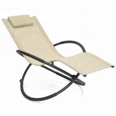 China Modern Obital Rocking Chair Weightless Chair Folding Lounge Leisure Chair for sale