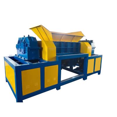 China Hotels Twin Shaft Plastic Tire Recycling Shredder Machine For Sale for sale