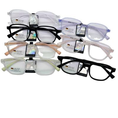 China For Reading Glasses Wholesales Square Tr90 Body Glasses Frame Flexible Unhinged With Elastic Strap Optical Glasses For Children for sale