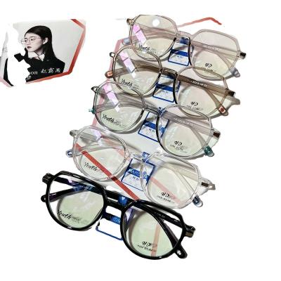 China Cheap Optical Glasses Prime Stock Tr90 Glasses Frame Eyewear Mixed Colors Logo Pc Optical Eyeglasses Frames Custom Made For Women Men Glasses for sale