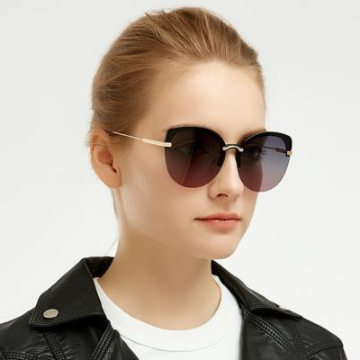 China Fashion Sunglasses Wholesale Girls Sunglasses Latest Fashion Round Cat Eye Glasses High Quality Polarized Sunglasses for sale