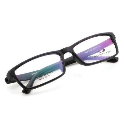 China Customizable Fashion Optical Glasses Glasses Blue Light Square Anti Sight Tr90 Optical Glasses for sale