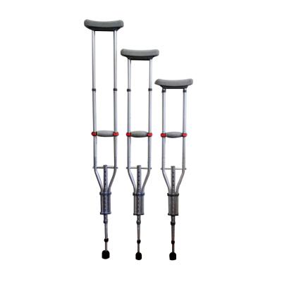 China Convenient Cheap Price Aluminum Crutches High Quality Muletas Walking Cane Axillary Crutches For Adults for sale