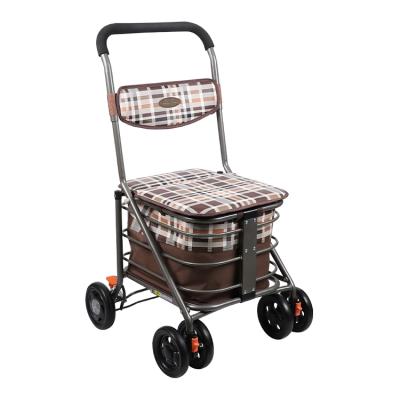 China Wholesale High Quality Durable Foldable Shopping Trolley Elderly Shopping Ease Trolley Trolley for sale