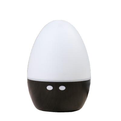 China Portable Car Salon Air Diffuser USB 7 Home Colors Light Up Colorful Egg Shape Mini Air Humidifier for sale