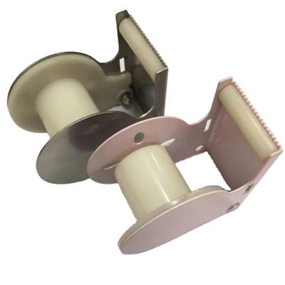 China Tape Cut Kraft Paper Tape Dispenser Stainless Steel Size Portable Mini Tape Cutter Desktop Wholesale Dispenser for sale