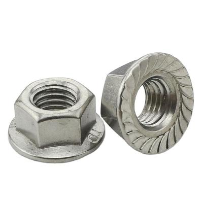 China General Industry Hex Nuts With Serrated Flange DIN 6923 Flange Nut Hot Sale for sale