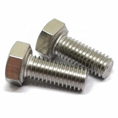 China DIN933 A2 SS304 316 Steel Stainless Steel Hex Bolts for sale