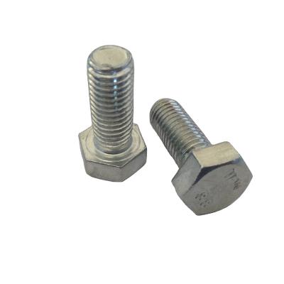 China DELUXE Hexagon Bolts DIN933 Galvanized / Hot Dip Galvanized High Quality And Full Wire for sale