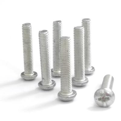 China Pan Head Cross Recessed And Sount Machine Screw With Galvanized Carbon Steel for sale