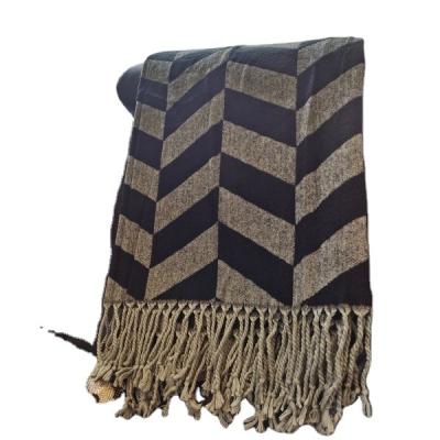 China European and American style nordic throw elegant and soft geometry classic blanket for sale