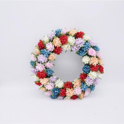 China Wholesale 4cm Indoor Artificial Flowers Lotus Seed Chrysanthemum Decoration For DIY Wedding Home Wall Garland for sale