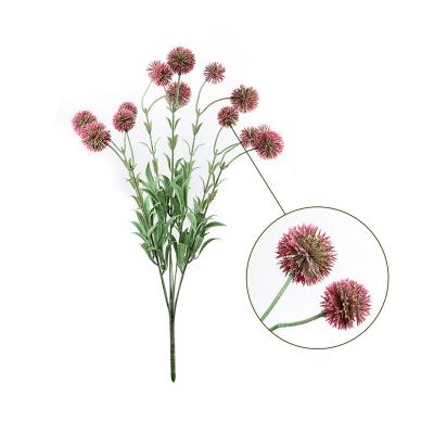 China Hot Selling Fake Flower Plastic Dandelion Indoor Decoration Wedding Photography Home Decoration for sale