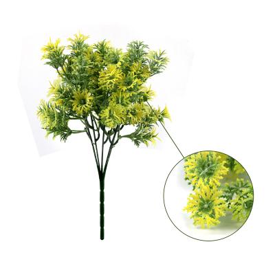 China Beautiful Autumn Grass Indoor Plastic Artificial Chrysanthemum Bouquet Home Decoration Christmas for sale