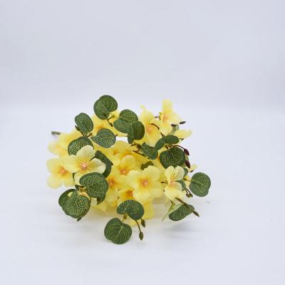 China Indoor Simulation 33cm Stem Hydrangea Artificial Flowers Hydrangea Short Sale Decoration For Home Wedding Decoration for sale