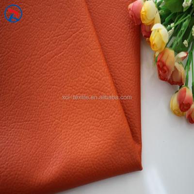 China XCL 2016 Hot Sale Abrasion-resistant Colored Embossed PU Leather Synthetic Leather For Clothes for sale