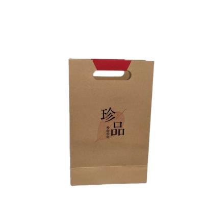 China 2022 Recyclable Wholesale Luxury Black Shoes Clothes Kraft Paper Bags Printed Logo Custom Clothing Shopping Gift for sale