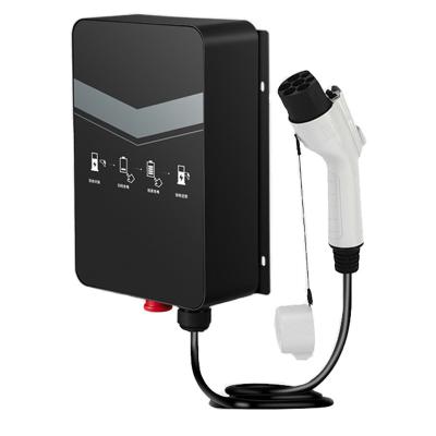 China Ev Car Charger 32 One Electric Vehicle Ev Charger 7 Kw Power Control Level 2 Car Charging Station for sale