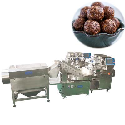 China High Speed ​​Chocolate Truffles Brazilian Rum Balls Chocolate Balls/Oats Extruding Forming Machine With Rounder for sale