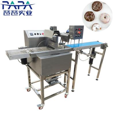 China Mini Dates Nuts Cookies Chocolate Small Chocolate Coating Machine Tarpaulin Running Machine Chocolate Snacks Factory Coating Line With Bottom for sale