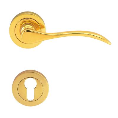 China European and American modern hot-selling antique brass luxury revolving door handle brass handle for sale