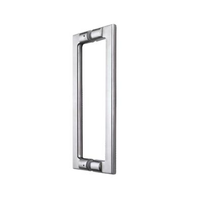 China Modern Factory Directly Sell Glass Door Pull Handle Small Stainless Steel Square Handle for sale