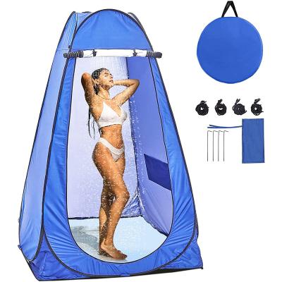 China Portable Camping Outdoor Canopy Tent Changing Room Roof Privacy Top Toilet Tents For Shower for sale