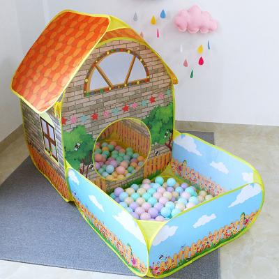 China Easy Foldable Kids Play Tent Children Kids Jump Up Tents House With Folding Yard Garden Tent House Crawling Boys Girls Play Tent Ball Pool Kids Gift for sale