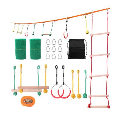 China Outdoor Activity Children Climbing Line Sporting Goods Loose Line Outdoor Kids Amusement Rope Children Obstacle Training Equipment for sale