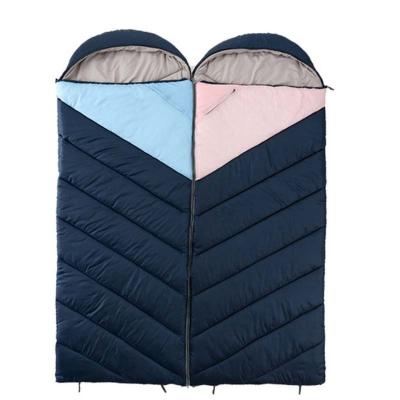 China Sleeping bag+comforter+cushion polyester with plush zipp polyester sleep airbag with zipp sleeping bags for sale