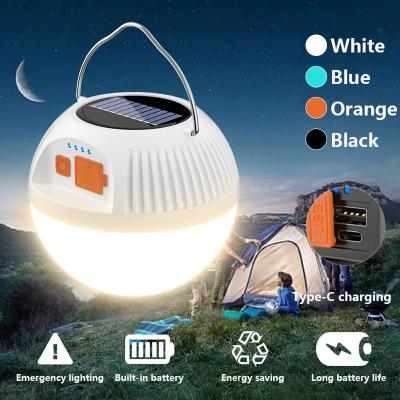 China Outdoor Sport Lamp Camping Fill Garden Lighting Outdoor Light Waterproof Emergency Solar /USB Solar LED Lights Portable Folding Bulb Solar for sale