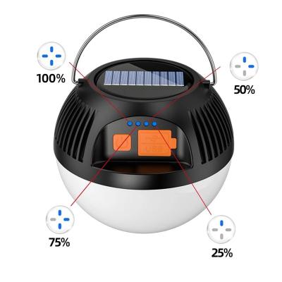 China Outdoor Sport Light Waterproof Emergency /USB Solar Lamp Camping Charging Garden Lighting Portable Solar Lights LED Bulb Folding Solar for sale