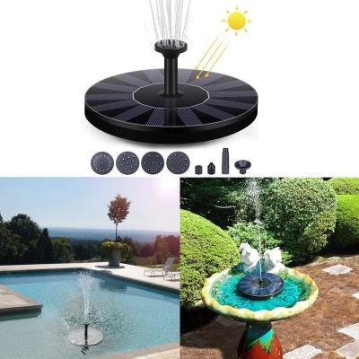 China Direct Selling Outdoor Solar Fountain Pump Pool Pond Family Garden Decoration Solar Floating Bird Fountain for sale