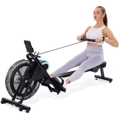 China Home Use Home Exercise Fitness Air Resistance Rowing Machine Air Training Adjustable Rowing Machine for sale