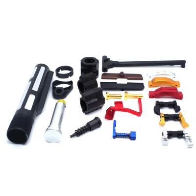 China Factory Machining Aluminum AR 10 Rifle Accessories 15pcs ar10 ar15 rifle kit for sale