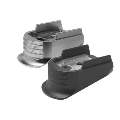 China Aluminum Alloy Factory Machining Sig Sauer P365 Magazine Finger Extension Base Pad for sale