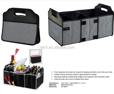 China Foldable Polyester Car Trunk Organizer for sale