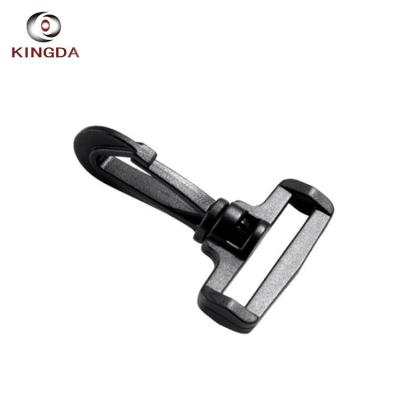 China For Bag KINGDA Custom Black Plastic Snap Hook Snap Swivel Snap Hook for sale