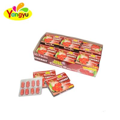 China Halal Halal Meat 8 in 1 Cherry Fruity Sugar Free Chewing Gum Bubble Gum for sale