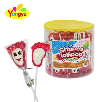 China Normal Natural Soft Foot Shaped Lollipop Lollipop for sale