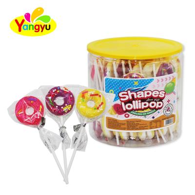 China Normal Natural Soft Lollipop Ring Shaped Lollipop for sale