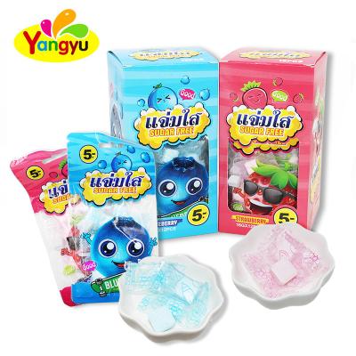 China Natural Natural Sugar Free Strawberry And Blueberry Flavor Tablet Candy for sale