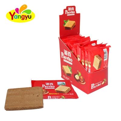 China Natural Natural Chocolate Flavor Crispy Wafer Cookies for sale