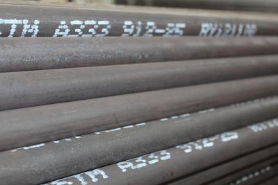 China 1/8 - 4 Inch Carbon Steel Seamless Pipe Standard ASTM A333 , Low Temperature for sale